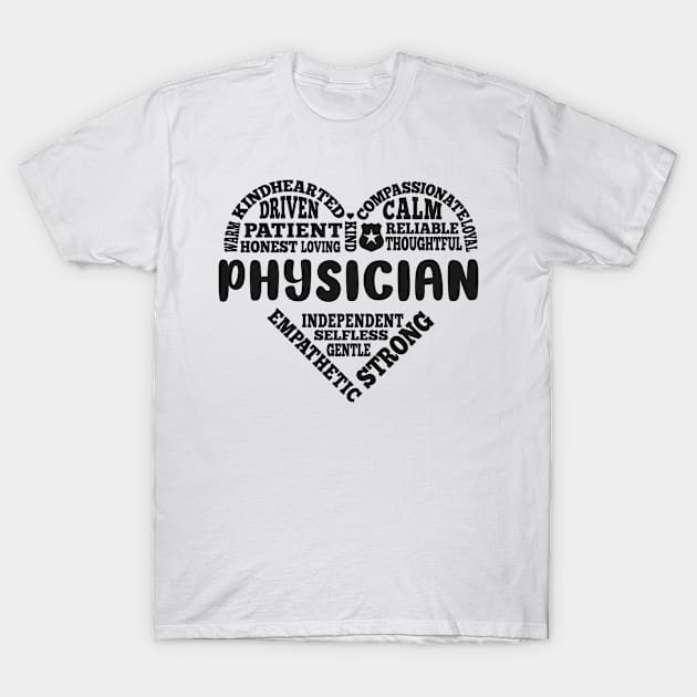 Physician love T-Shirt by SerenityByAlex